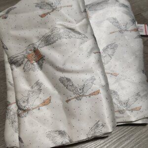 Harry Potter x Kitsch Hedwig Satin Pillow Case Covers - King Size